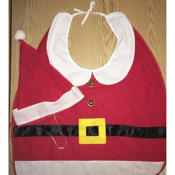 New Cristmas Doggie/Cat Santa Suit With Hat Size Large/XL - Picture 2 of 3